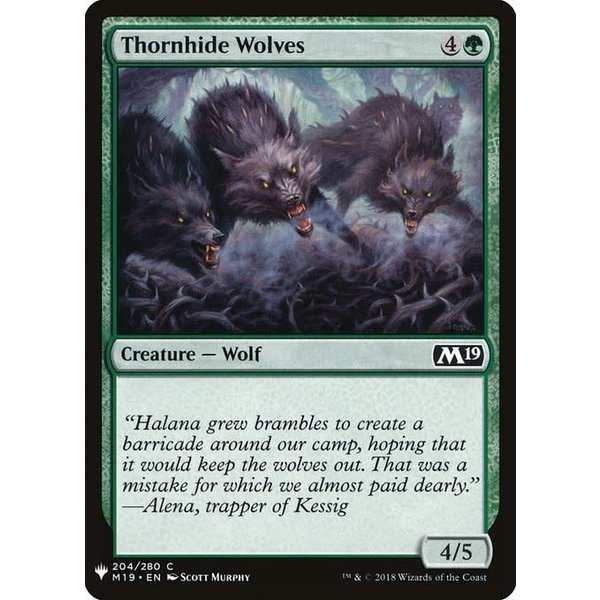 Magic: The Gathering Thornhide Wolves (1353) Near Mint