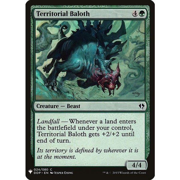 Magic: The Gathering Territorial Baloth (1352) Near Mint