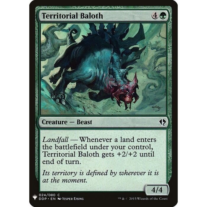 Magic: The Gathering Territorial Baloth (1352) Near Mint