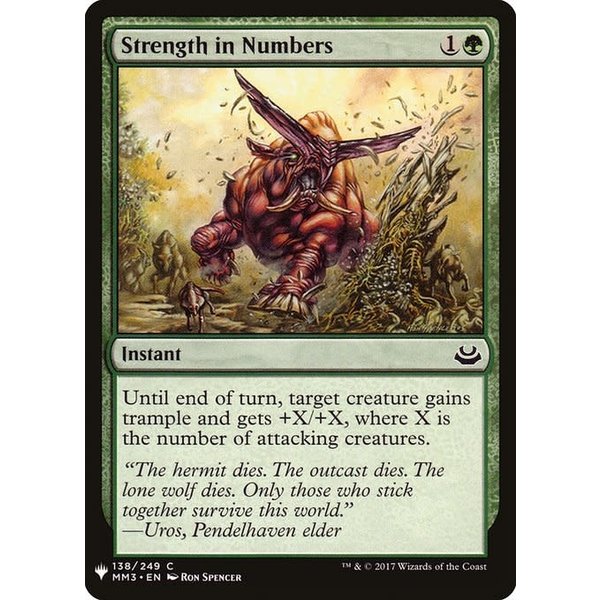 Magic: The Gathering Strength in Numbers (1343) Near Mint