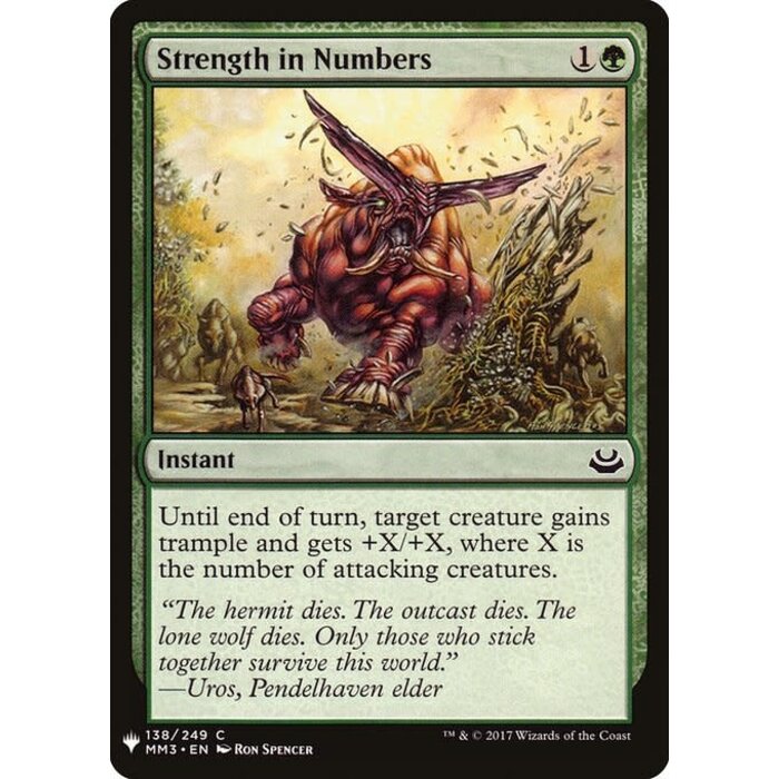 Magic: The Gathering Strength in Numbers (1343) Near Mint