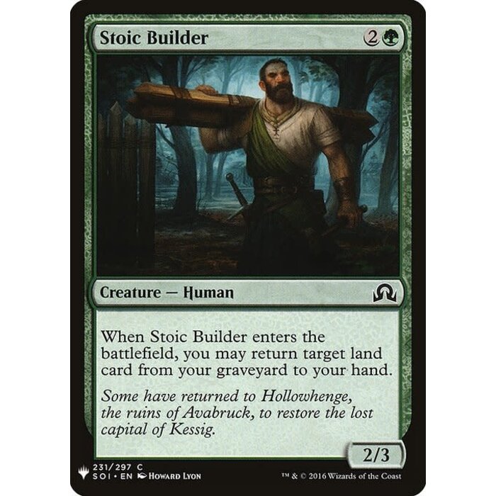 Magic: The Gathering Stoic Builder (1342) Near Mint
