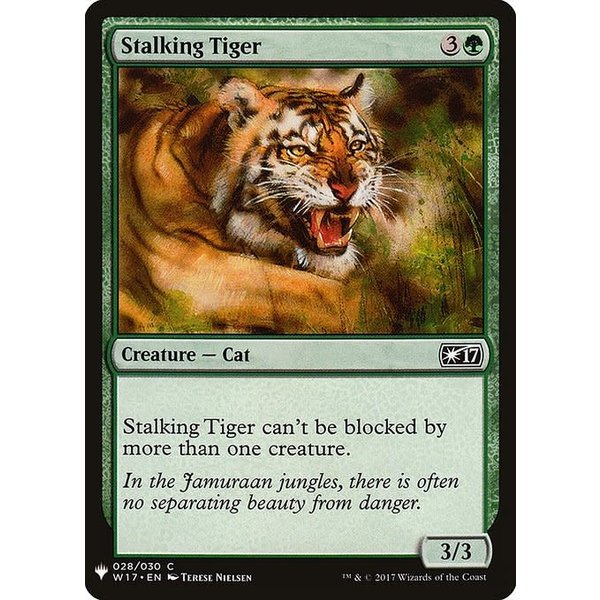 Magic: The Gathering Stalking Tiger (1341) Near Mint