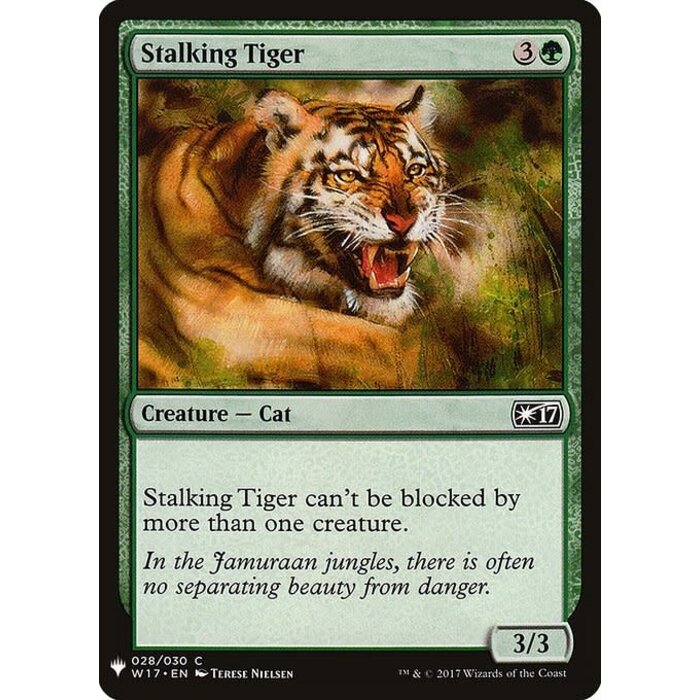 Magic: The Gathering Stalking Tiger (1341) Near Mint