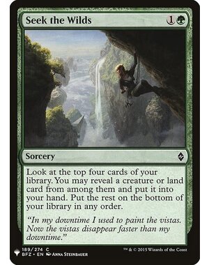 Magic: The Gathering Seek the Wilds (1329) Near Mint