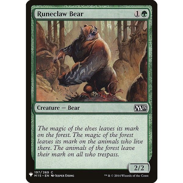 Magic: The Gathering Runeclaw Bear (1320) Near Mint