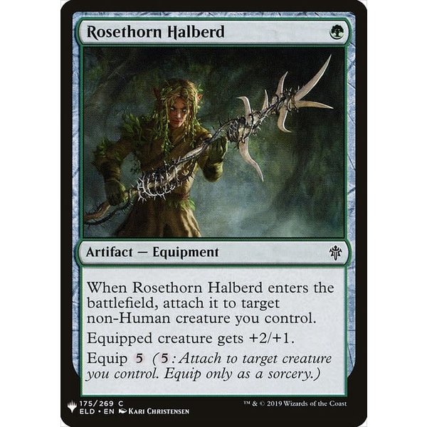 Magic: The Gathering Rosethorn Halberd (1319) Lightly Played