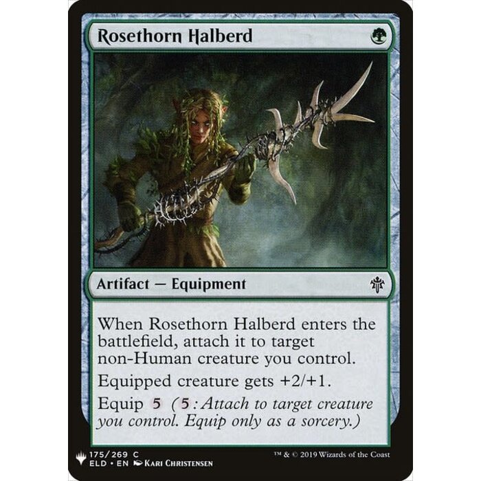 Magic: The Gathering Rosethorn Halberd (1319) Near Mint