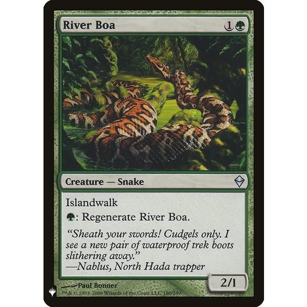 Magic: The Gathering River Boa (1315) Near Mint