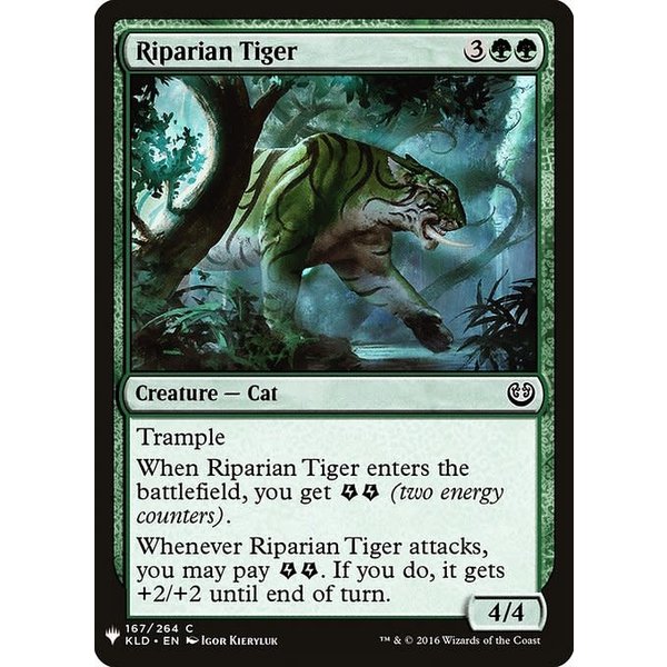 Magic: The Gathering Riparian Tiger (1314) Near Mint