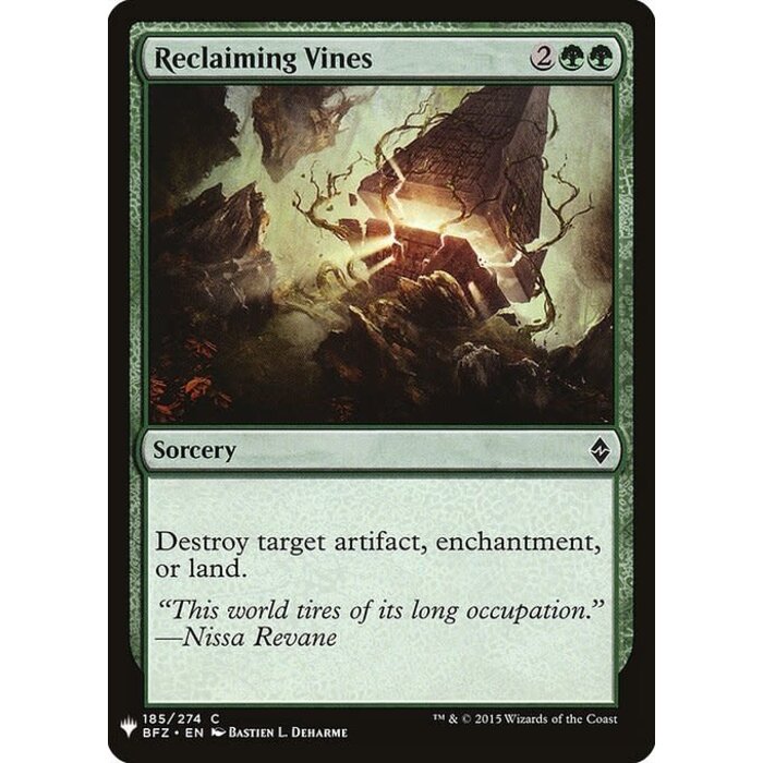 Magic: The Gathering Reclaiming Vines (1308) Near Mint