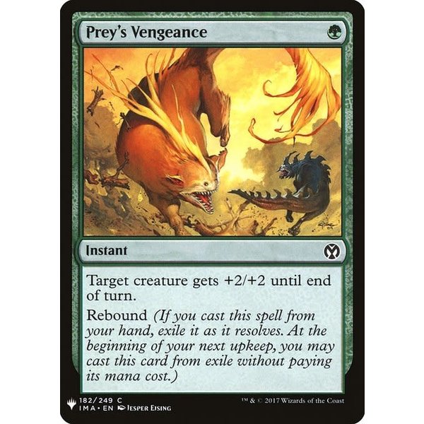 Magic: The Gathering Prey's Vengeance (1297) Near Mint