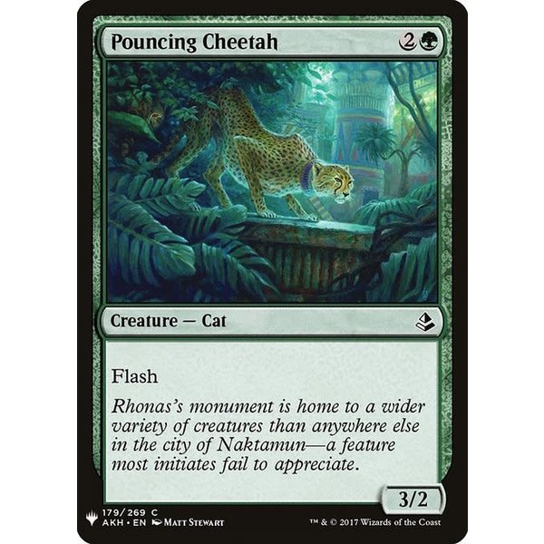 Magic: The Gathering Pouncing Cheetah (1296) Near Mint