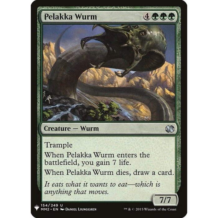 Magic: The Gathering Pelakka Wurm (1290) Near Mint