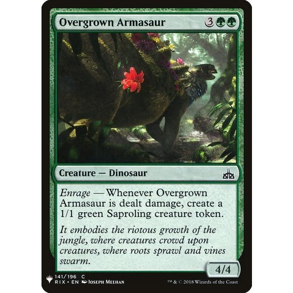 Magic: The Gathering Overgrown Armasaur (1285) Near Mint