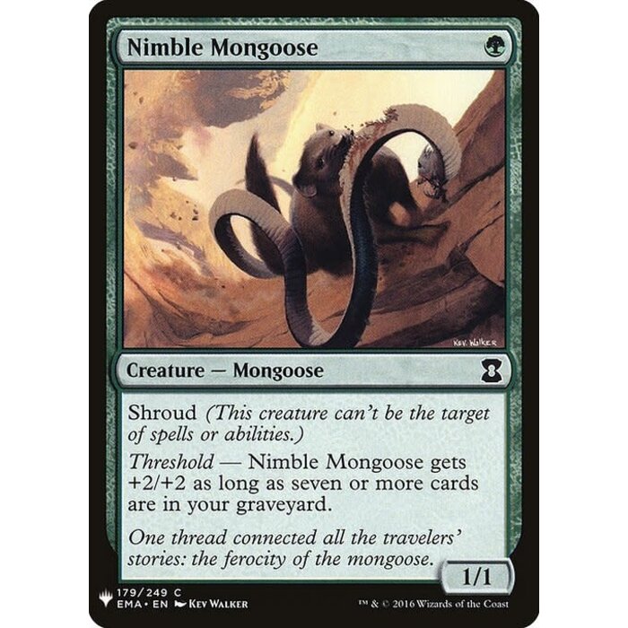 Magic: The Gathering Nimble Mongoose (1280) Near Mint