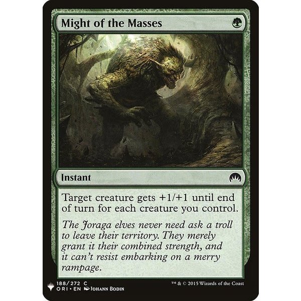 Magic: The Gathering Might of the Masses (1270) Near Mint