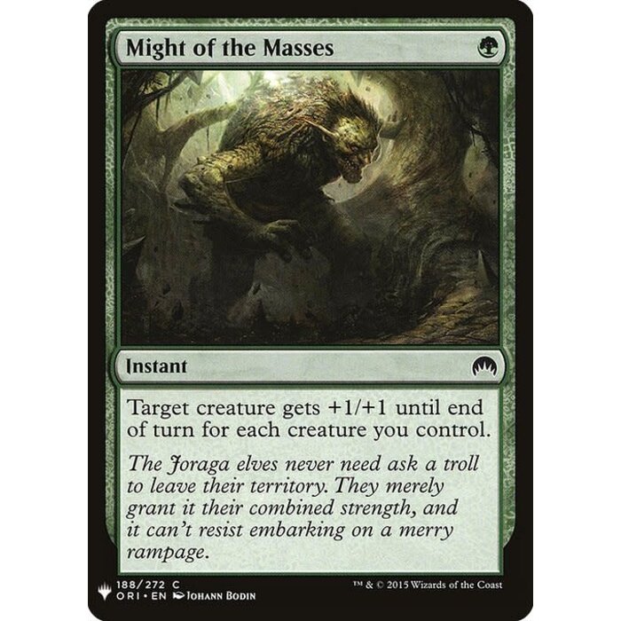 Magic: The Gathering Might of the Masses (1270) Near Mint