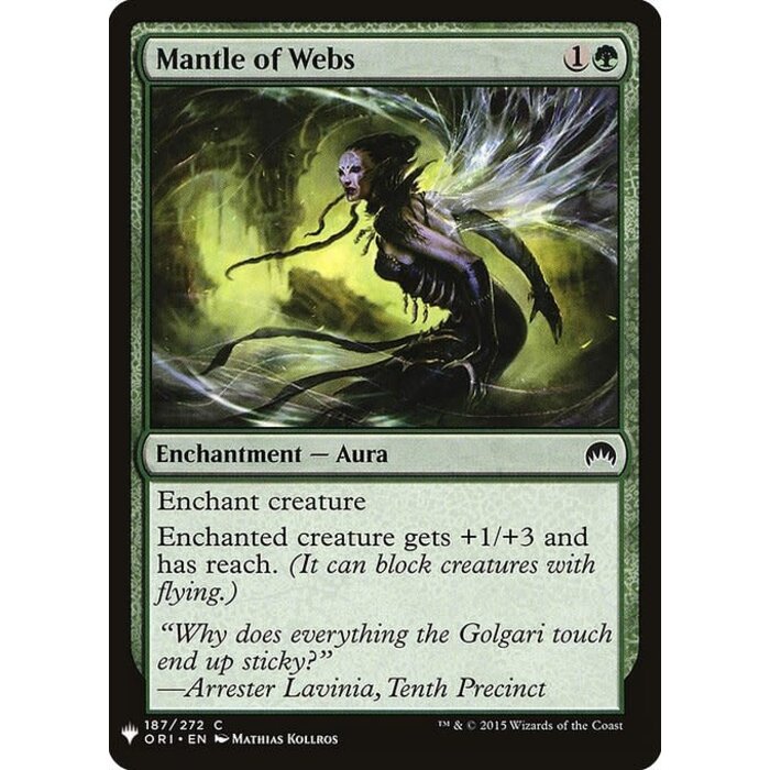 Magic: The Gathering Mantle of Webs (1267) Near Mint