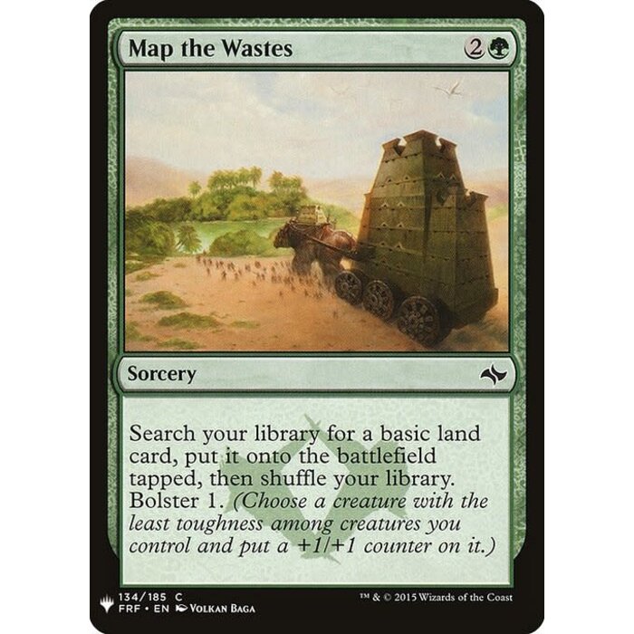 Magic: The Gathering Map the Wastes (1268) Near Mint