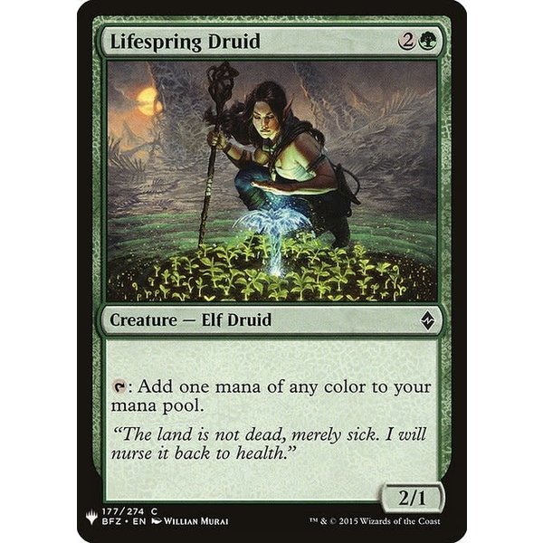 Magic: The Gathering Lifespring Druid (1260) Near Mint