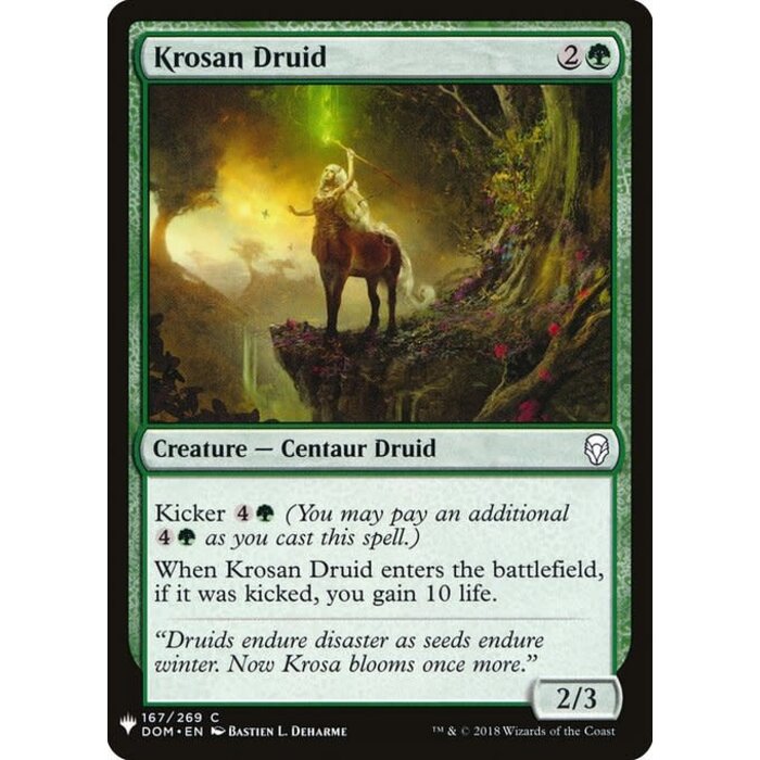 Magic: The Gathering Krosan Druid (1254) Near Mint