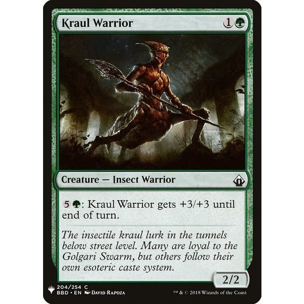 Magic: The Gathering Kraul Warrior (1253) Near Mint