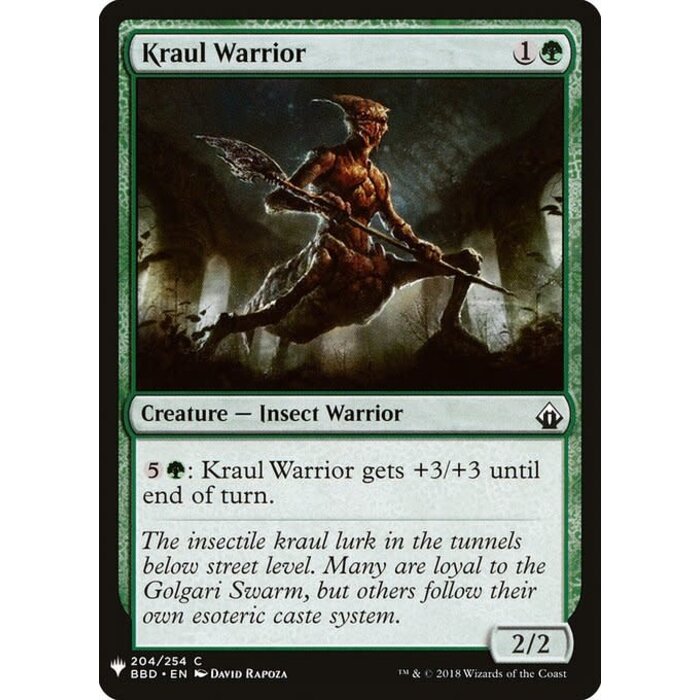 Magic: The Gathering Kraul Warrior (1253) Near Mint