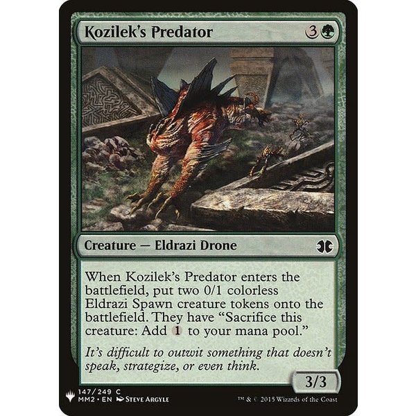 Magic: The Gathering Kozilek's Predator (1251) Near Mint