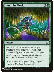 Magic: The Gathering Hunt the Weak (1240) Near Mint