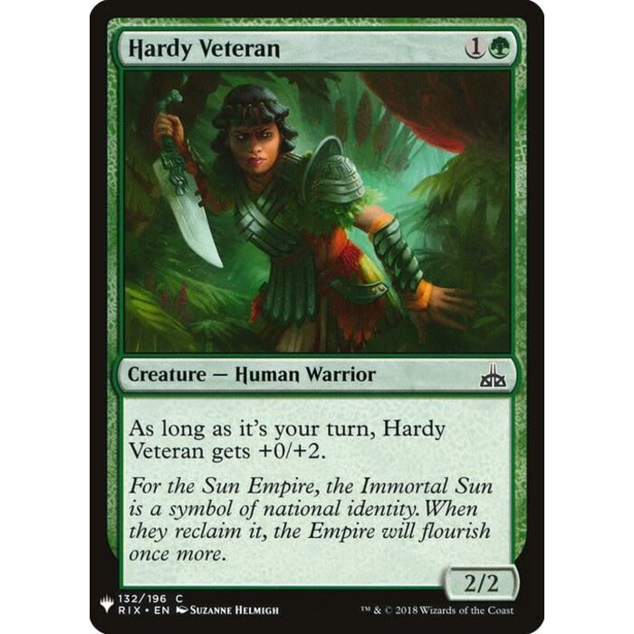 Magic: The Gathering Hardy Veteran (1233) Near Mint