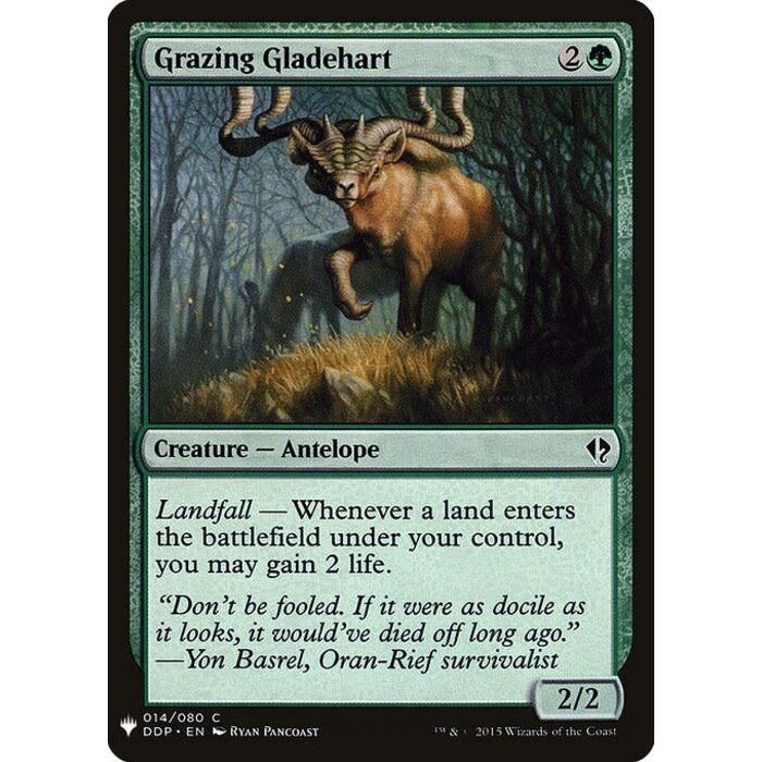 Magic: The Gathering Grazing Gladehart (1225) Near Mint
