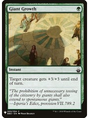 Magic: The Gathering Giant Growth (1218) Near Mint