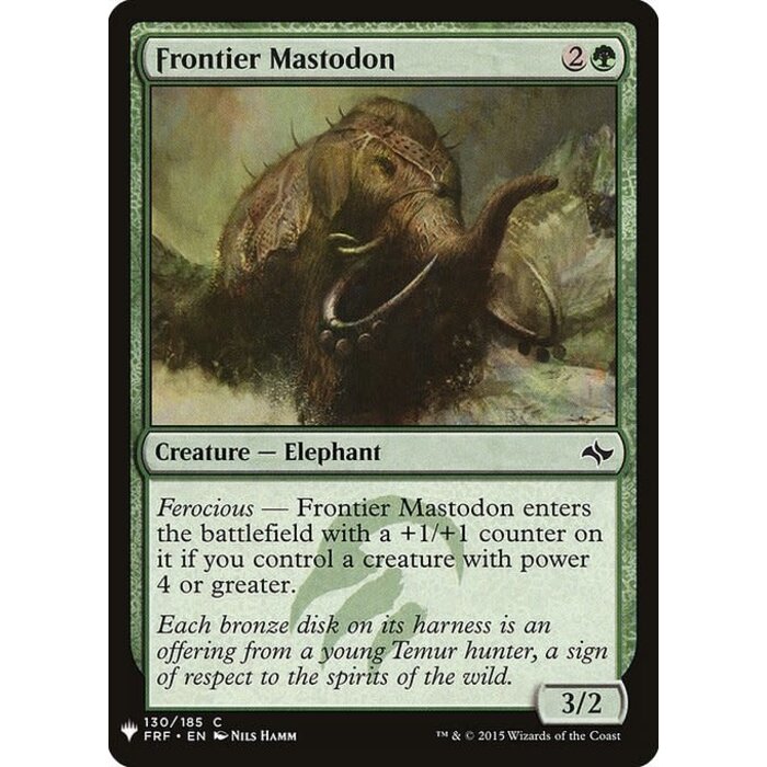Magic: The Gathering Frontier Mastodon (1215) Near Mint