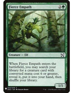Magic: The Gathering Fierce Empath (1212) Near Mint