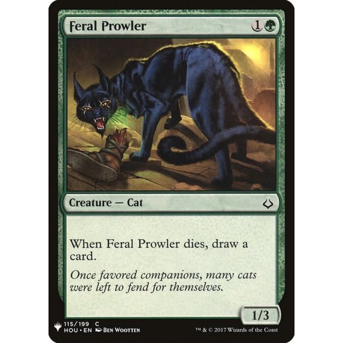 Magic: The Gathering Feral Prowler (1209) Near Mint
