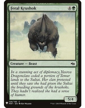 Magic: The Gathering Feral Krushok (1208) Near Mint