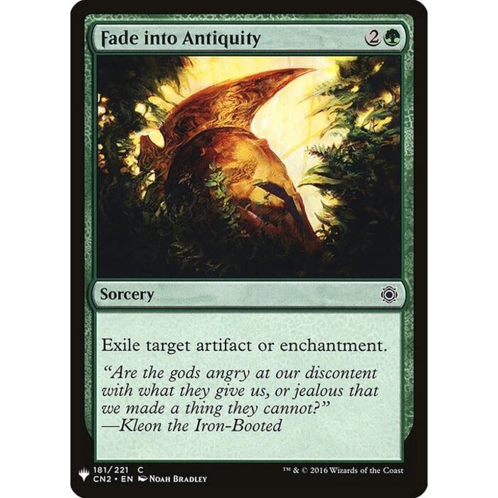 Magic: The Gathering Fade into Antiquity (1205) Near Mint