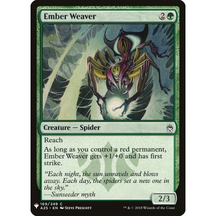 Magic: The Gathering Ember Weaver (1197) Near Mint