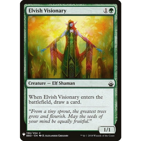 Magic: The Gathering Elvish Visionary (1195) Near Mint