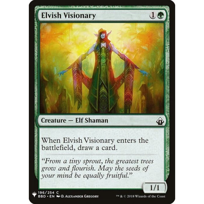 Magic: The Gathering Elvish Visionary (1195) Near Mint