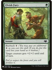 Magic: The Gathering Elvish Fury (1194) Near Mint