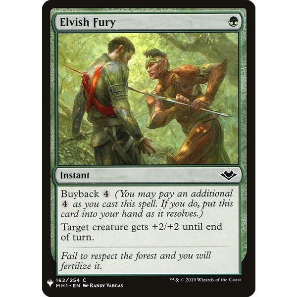 Magic: The Gathering Elvish Fury (1194) Near Mint