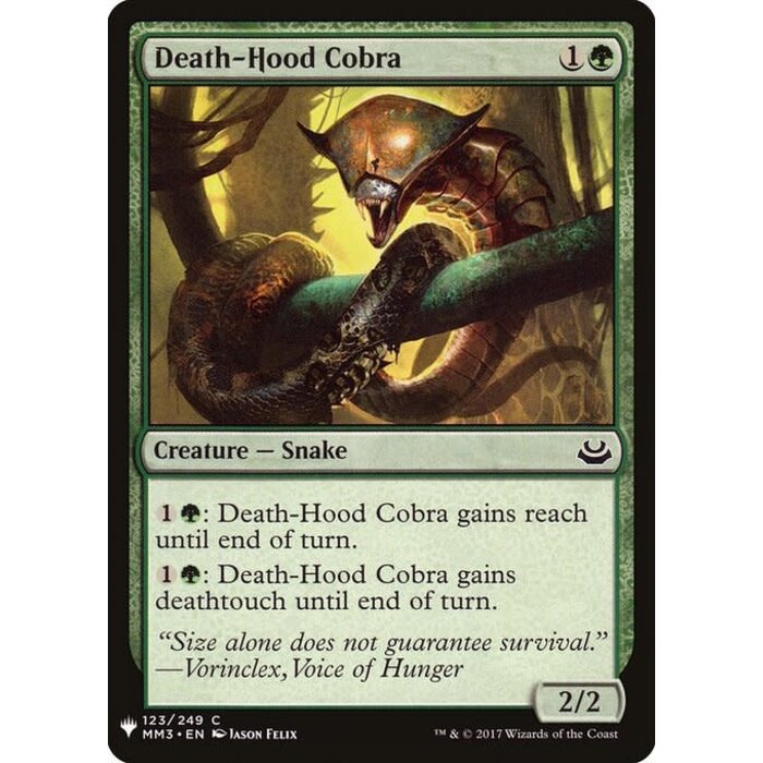 Magic: The Gathering Death-Hood Cobra (1179) Near Mint