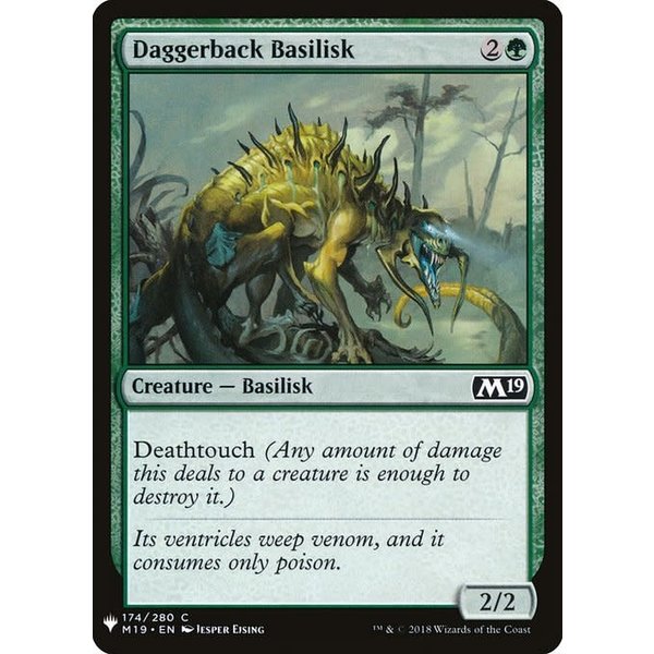 Magic: The Gathering Daggerback Basilisk (1177) Near Mint