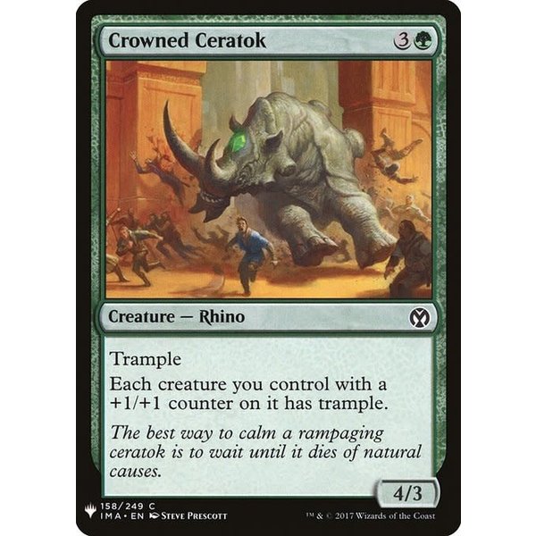 Magic: The Gathering Crowned Ceratok (1174) Near Mint