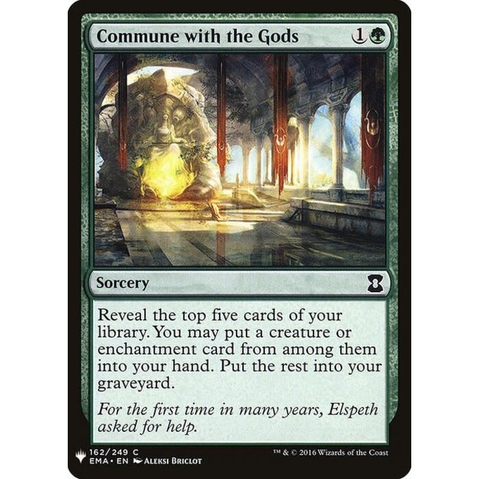 Magic: The Gathering Commune with the Gods (1167) Near Mint