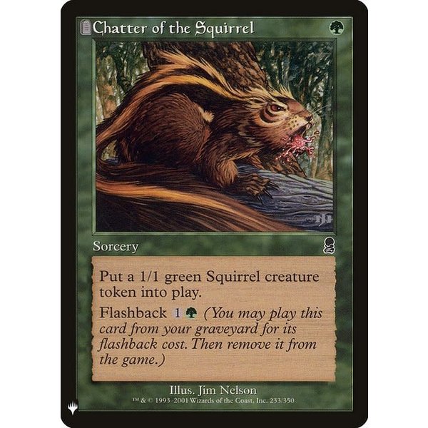 Magic: The Gathering Chatter of the Squirrel (1161) Near Mint