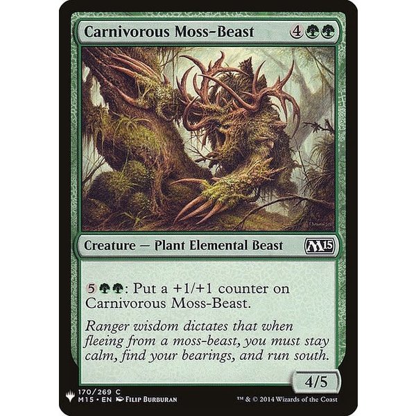 Magic: The Gathering Carnivorous Moss-Beast (1155) Near Mint