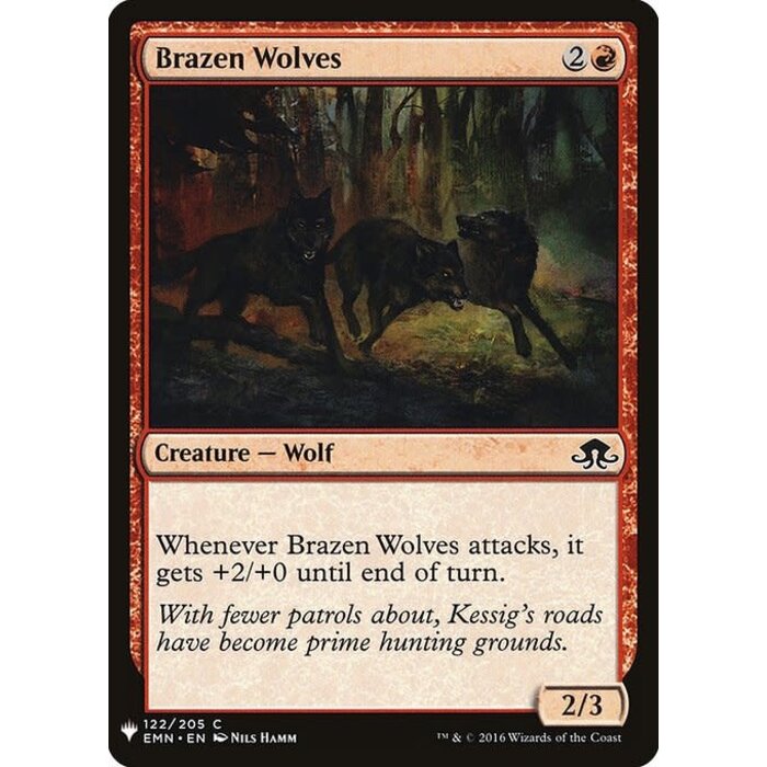 Magic: The Gathering Brazen Wolves (872) Near Mint